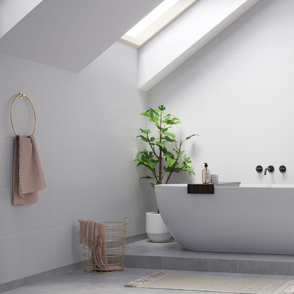 Fibo Trespo Glad - 1091s M6030-W Rhodos White